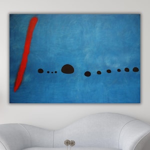 Art mural sur toile Joan Miro, art abstrait surréaliste Joan Miró, affiche de Joan Miro, toile abstraite, art mural surréaliste, art Joan Miro, prêt à accrocher