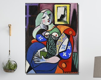 肘掛け椅子で眠る女性 夢 1932 パブロ ピカソ アート 壁アート 装飾