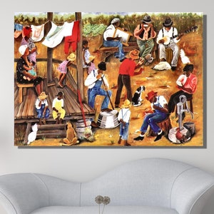 African Jazz Canvas Wall Art,Abstract Jazz Poster Print Art,African Jazz Print Art Canvas,Modern Wall Art,Music Wall Art,African Jazz Prints