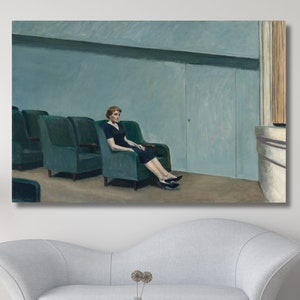Edward Hopper Intermission Leinwand Wandkunst, Edward Hopper Leinwand, Edward Hopper Reproduktion Kunst, Modernes Wohndekor, Edward Hopper Gemälde