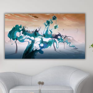 Salvador Dali Painting Reproduction Canvas,Home Decor,Salvador Dali Vintage Canvas Wall Art,Salvador Dali Poster,Salvador Dali,Ready to Hang