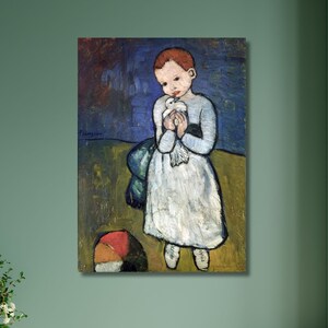 Pablo Picasso Canvas Wall Art, Picasso ,Pablo Picasso Poster Print,Vintage Exhibition Poster print,Surrealism Wall art,Modern Wall Art Decor