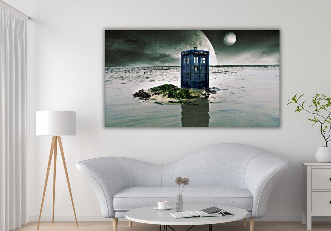 Doctor Who Tardis Sea Canvas Art,doctor Who Tardis Box Print Wall Art ...