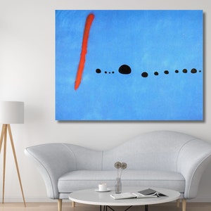 Joan Miró Abstract Art,Joan Miro Canvas Wall Art,Joan Miro Poster,Abstact Canvas,Surreal Wall Art,Surreal Canvas,Joan Miro Art,Ready To Hang