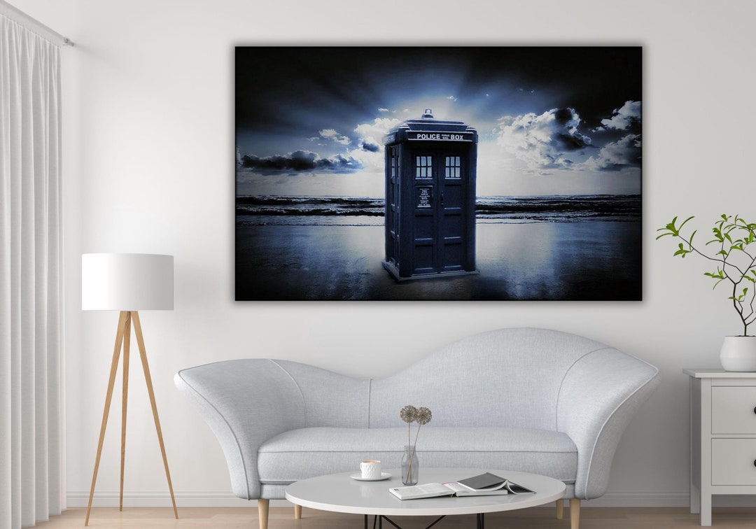 Doctor Who Tardis Canvas Print Painting Doctor Who Tardis Box Wall Art ...