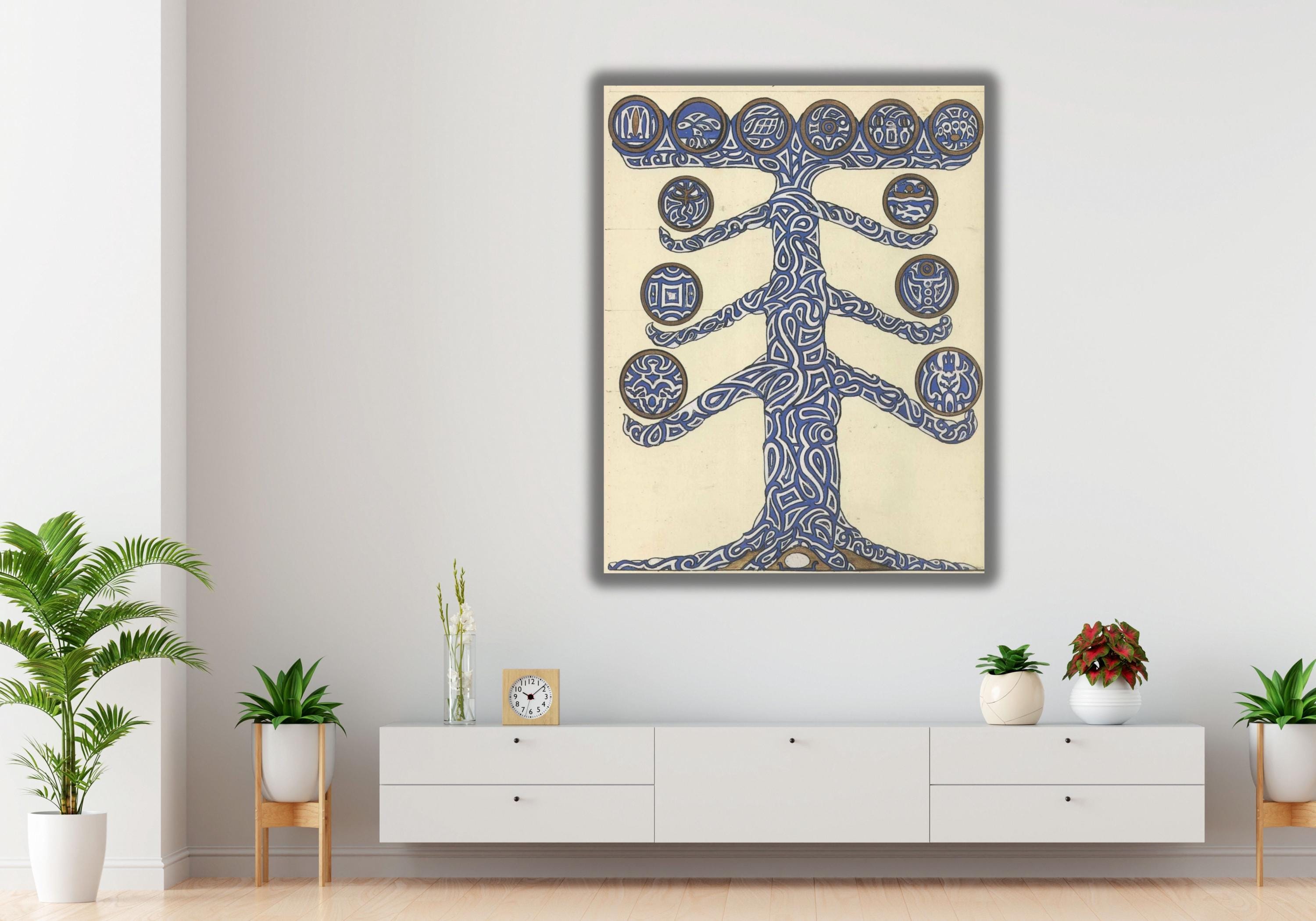 Red Book Wisdom Tree by Carl Jung Art Canvas,quality Print,fantasy Wall ...