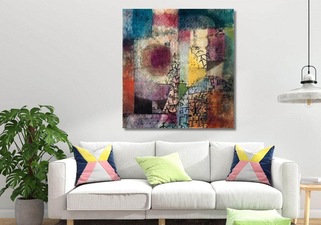 パウル・クレー「無題 1914」プリントキャンバスアート、パウル