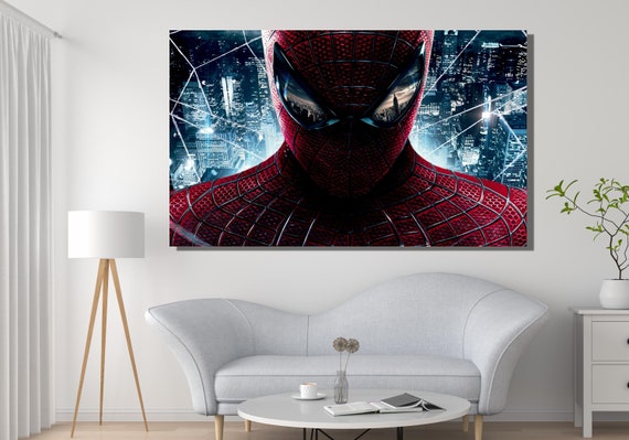 スパイダーマンポスター、スパイダーマンキャンバスウォールアート 