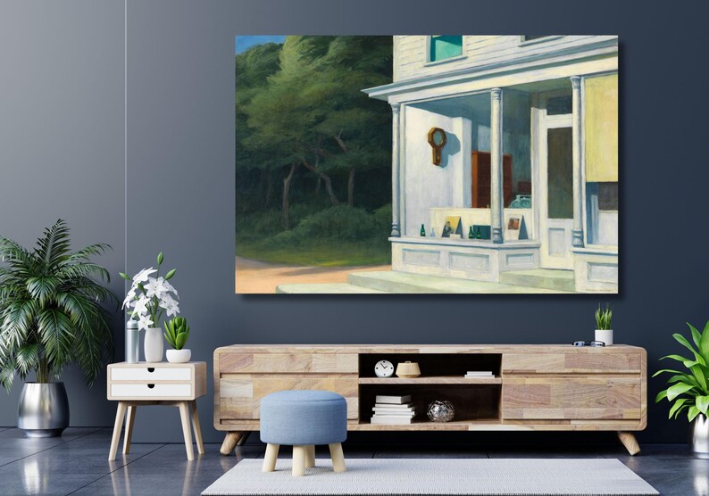7am by Edward Hopper Art Canvas Print ,modern Wall Art,hopper Wall Art
