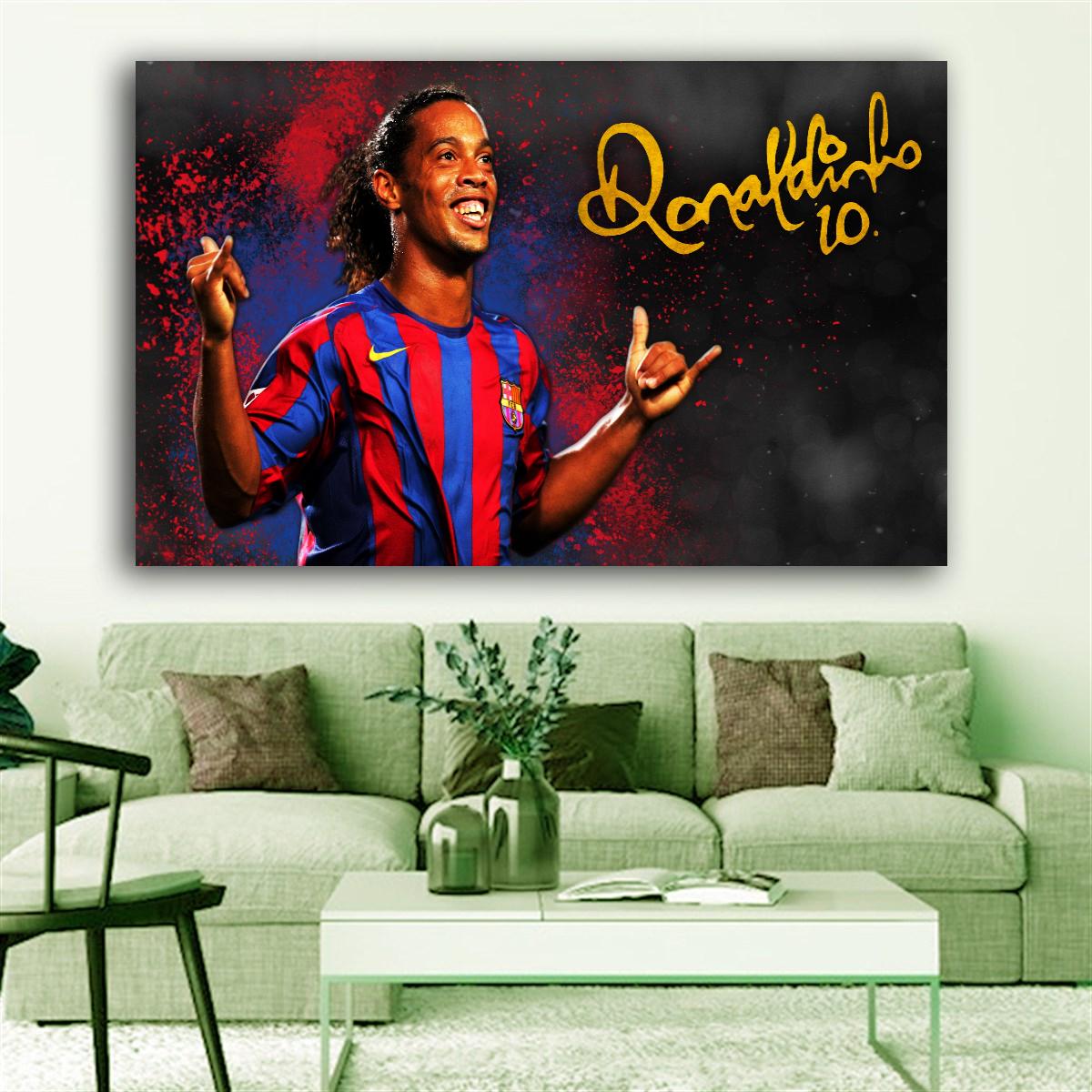 Ronaldinho,ronaldinho Wall Art,ronaldinho Poster,ronaldinho Canvas