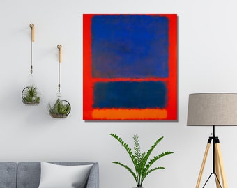 Mark Rothko Blue Orange and Red Reproduction Mark Rothko Print