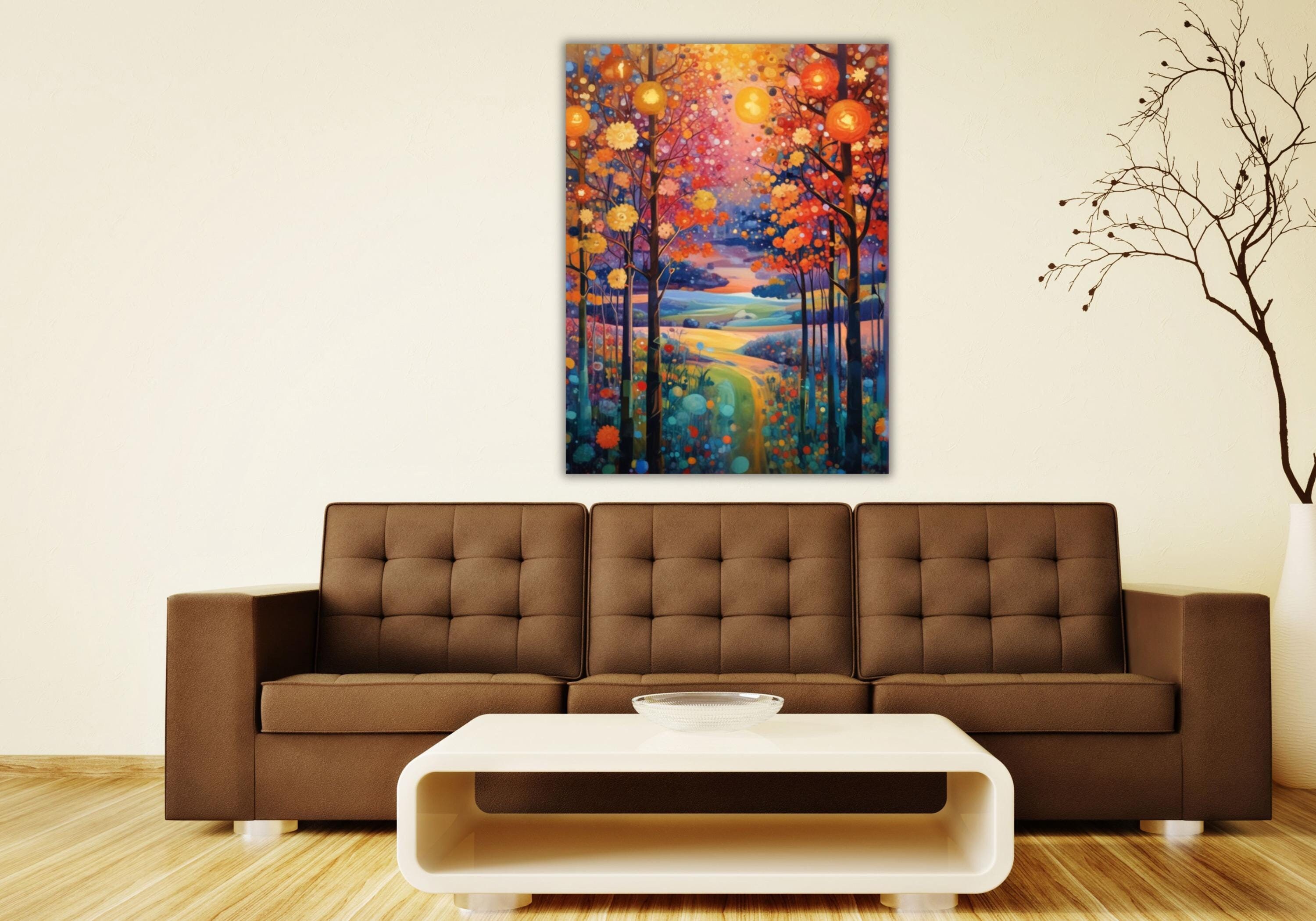 Gustav Klimt Canvas Art,Gustav Klimt Painting, Gustav Klimt Poster Klimt Exhibition Poster, Flower Garden, Flower Market,Klimt Museum Poster