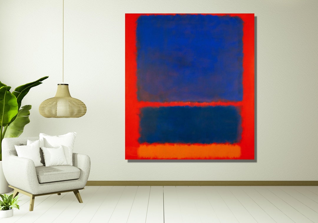 Mark Rothko Blue, Orange & Red アートポスター Mark Rothko Blue Orange and Red Reproduction Mark Rothko Print