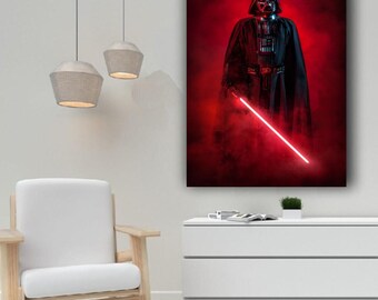 ダース・ベイダー キャンバスアート、スター・ウォーズ ブラック