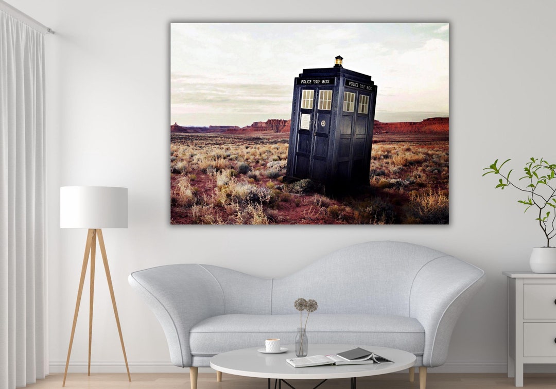 Doctor Who Tardis Canvas Print Painting Doctor Who Tardis Box Wall Art ...