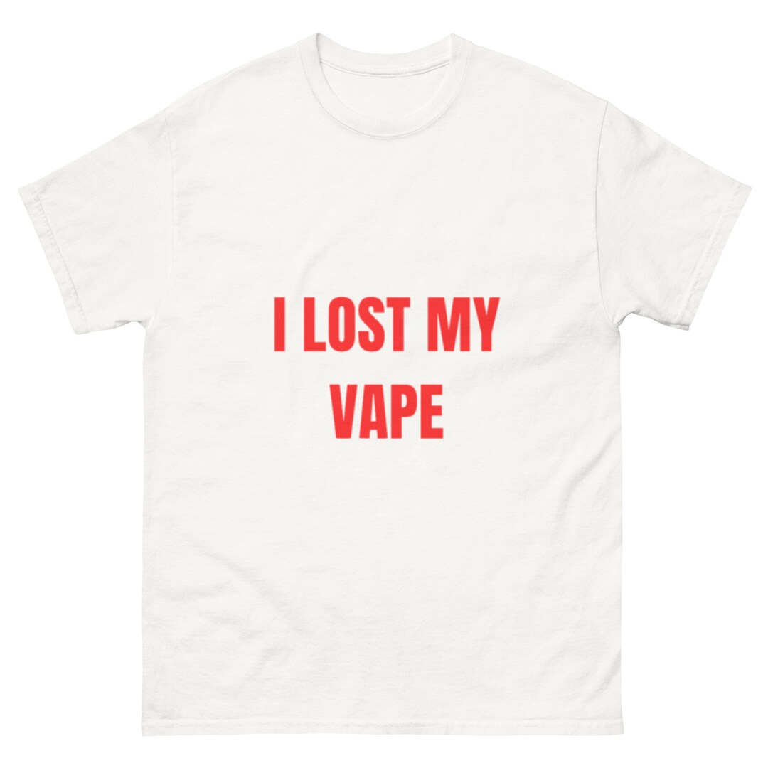 I LOST My VAPE Oversized Organic Tee Sustainable Fabric Etsy