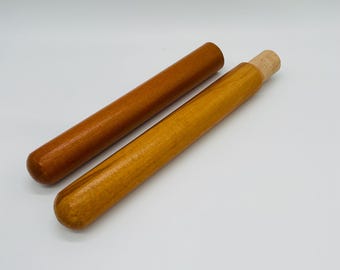 Unique Wooden Crocheting and Knitting Needle Holder Case | Knitting Needle Tube | Cylindrical Tube Holder | Traditional Craft Storage
