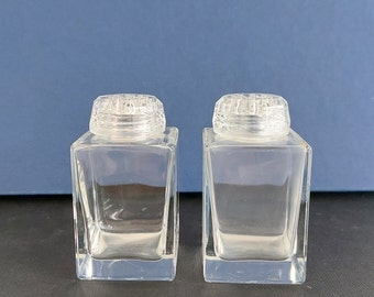 salières et poivrières en verre minimalistes vintage, pots à épices en verre transparent, organisateur d'épices, récipient à épices, style provincial français