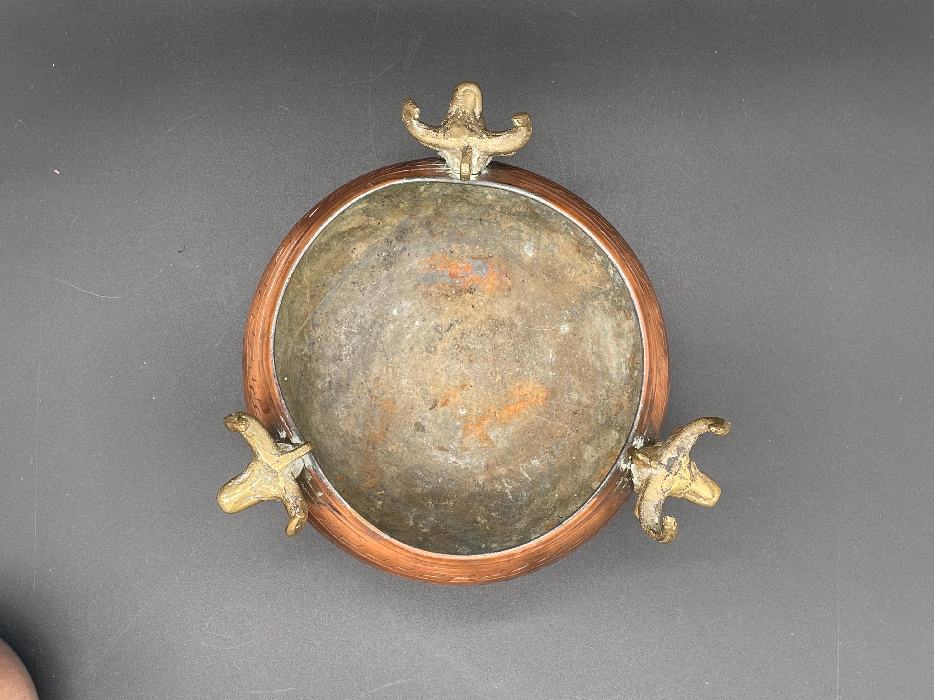 湯布院アンティーク フランス ビンテージ シャンパンクーラー 真鍮銅製 湯布院アンティーク フランス ビンテージ シャンパンクーラー 真鍮銅製