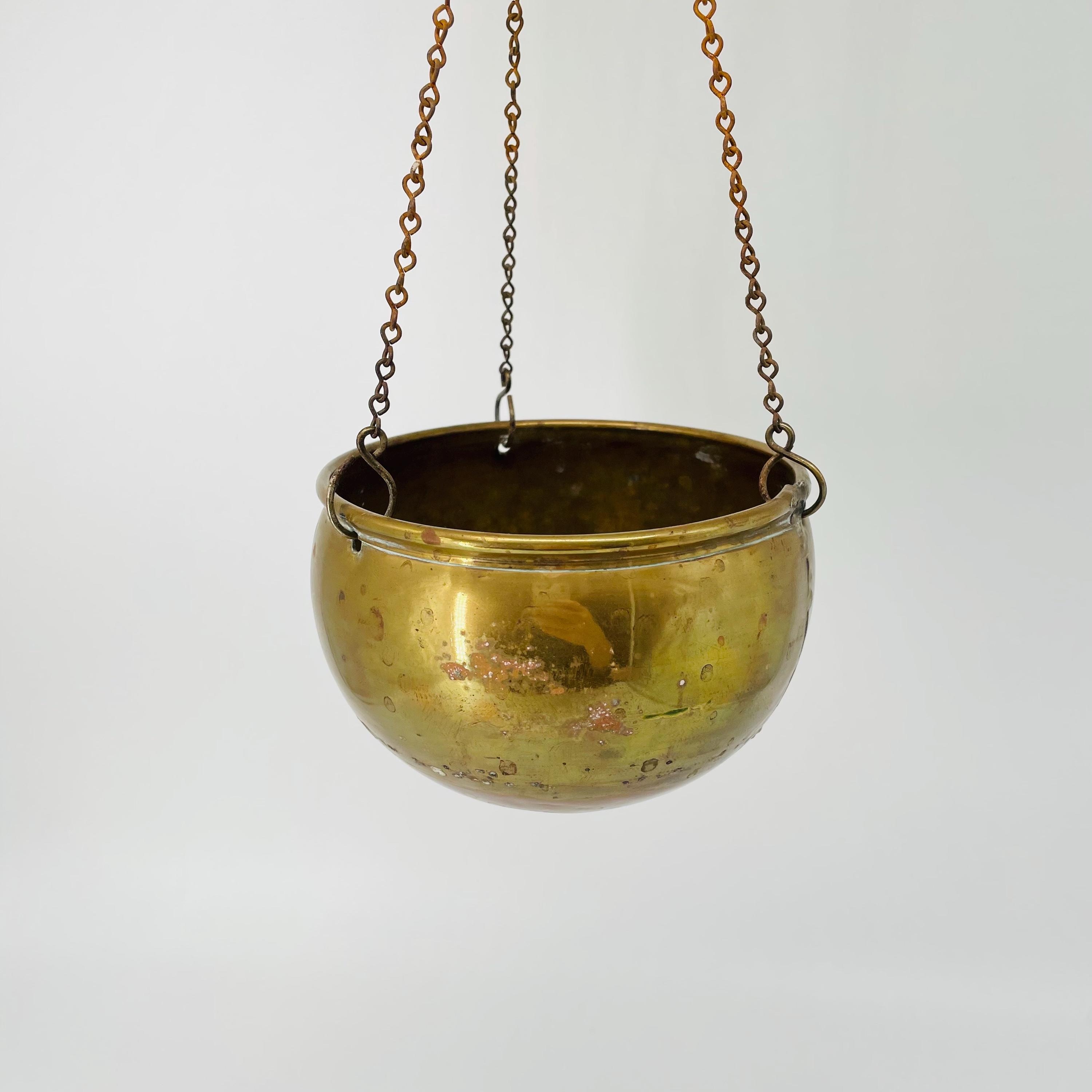 Copper hanging planter - Etsy 日本