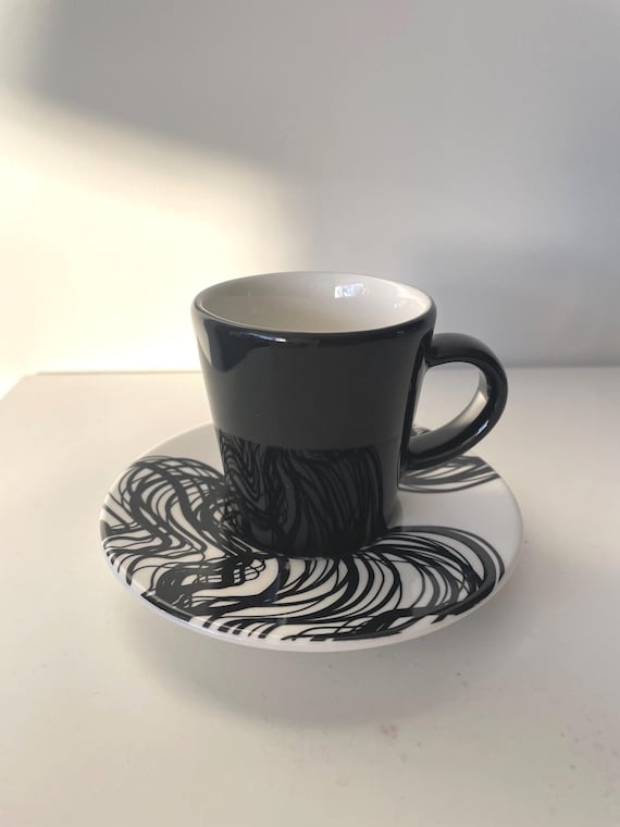 ヴィンテージ イッタラ アイカ ブラック＆ホワイト エスプレッソ