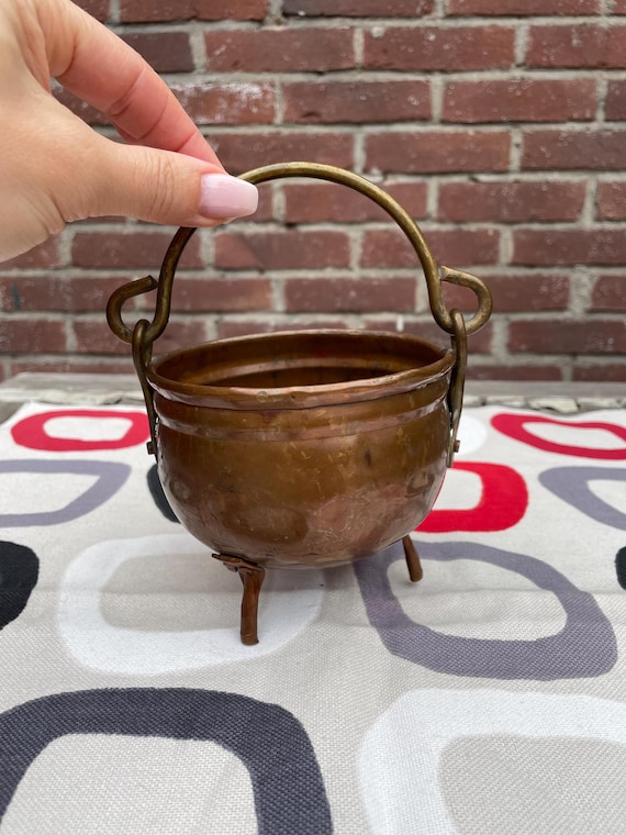 Cute Vintage Copper Planter, Small Plant Pot, Indoor Planter, Copper  Planter Pot, Copper Plant Pot