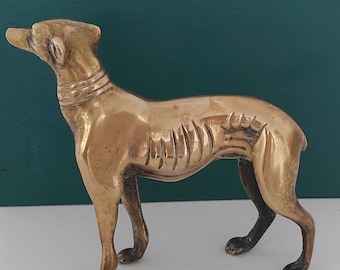 ヴィンテージ真鍮製グレイハウンド狩猟犬 - Etsy 日本