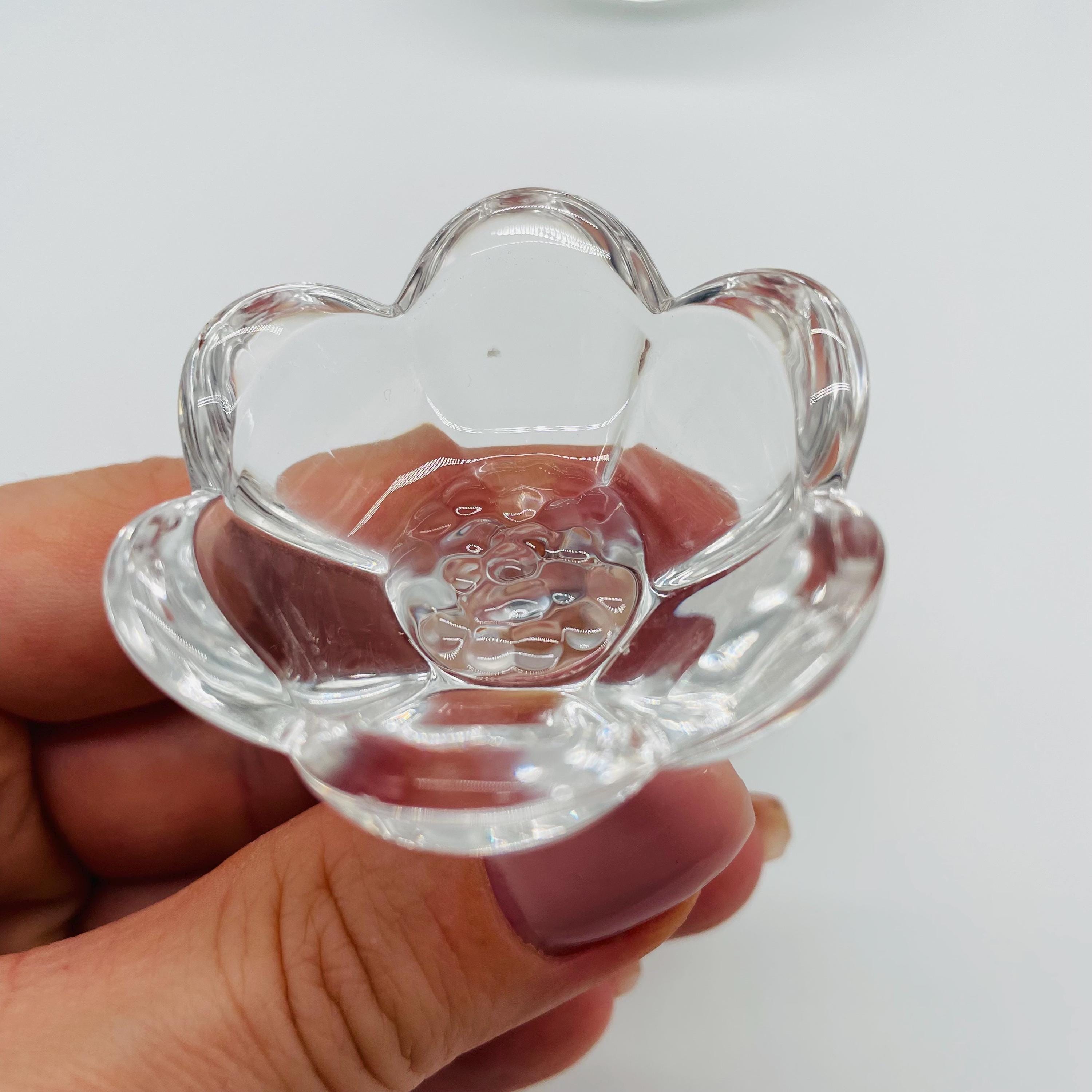ヴィンテージ RCR ロイヤルクリスタルロック香水瓶 | デイジーフラワー