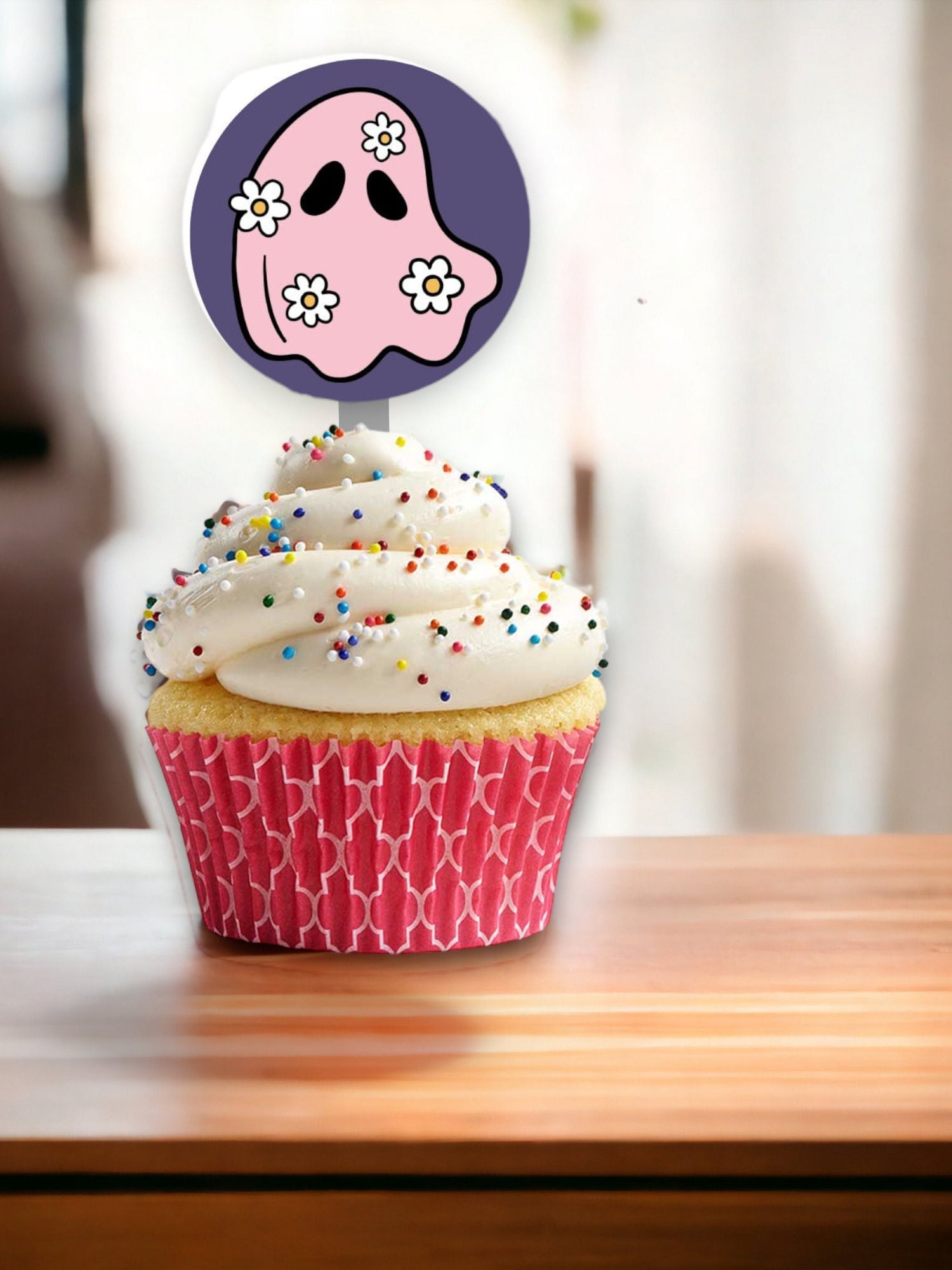 印刷可能な20種類のかわいいハロウィンカップケーキトッパーのセット