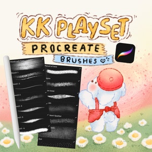 KK PlaySet Procreate Brushes/Crayons de couleur/Crayons de couleur/Pinceaux de texture