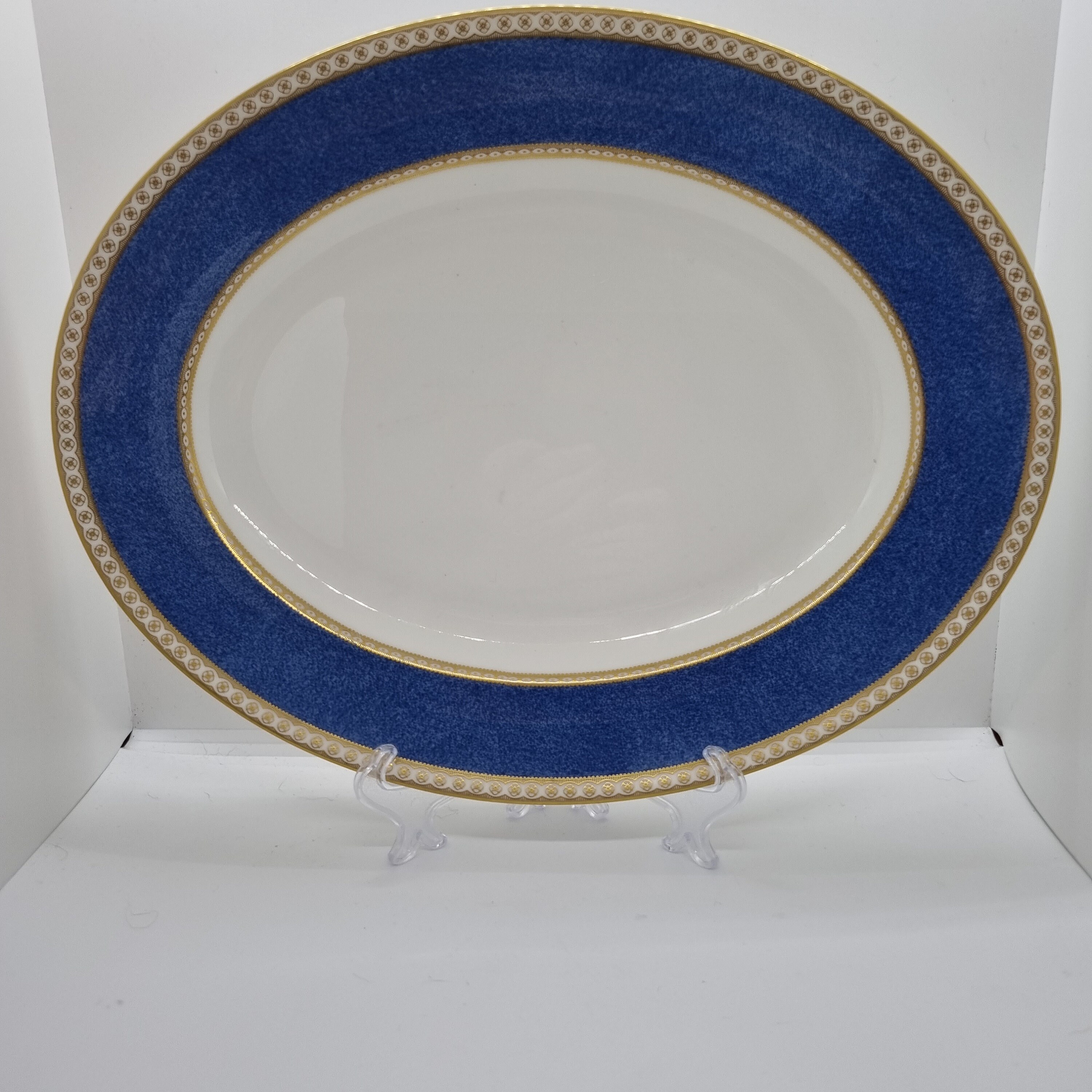 Wedgewood Ulander Powder Blue Plate x3