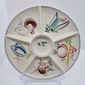 Poole Pottery Traditionally Hand Painted KUA Hors Douvres Dish (48)