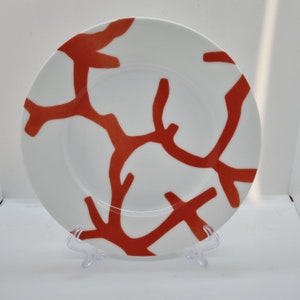 Raynaud &quot;Cristobal Coral&quot; Dessert Plate No. 2 (52)