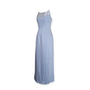 90&#39;s Shimmer Gown with Iridescent Gem Straps