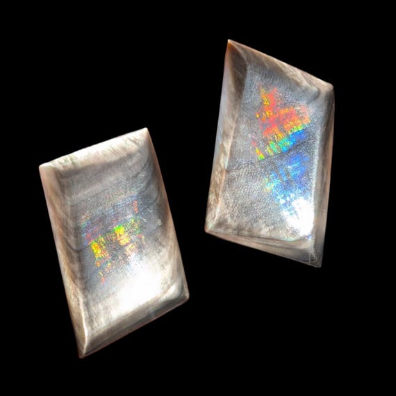Abalone Parallelogram Earrings - image 1