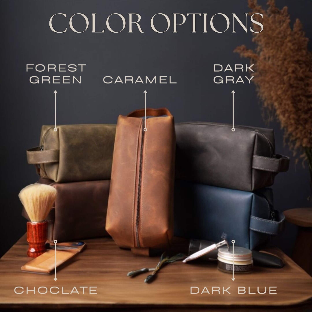 Personalized Groomsmen Gifts Set Leather Toiletry Bag Gifts for Him — free download
