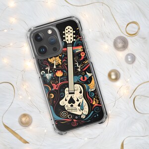La custodia trasparente per chitarra Art Nouveau per iPhone®