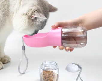 Dual-use water cup for pets