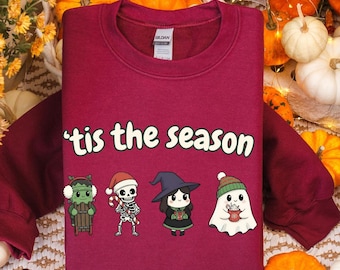 Creepmas-sweater | Griezelige kerstspook, heks, Frankenstein ronde hals