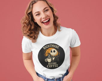 Nightmare Before Coffee T-Shirt: Softstyle Unisex Tee