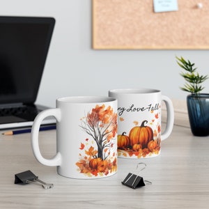 I F*cking Love Fall Mug - Fall Mug - Funny Coffee Cup - Funny Gift - Thanksgiving Gift - Autumn Coffee Mug - Coffee Cup - Gift for Girls