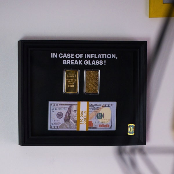 Cadre In case of inflation... Cadeau entrepreneur