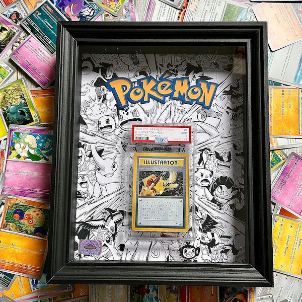 Cadre Carte Pokemon ultra rare! Pokemon Illustrator