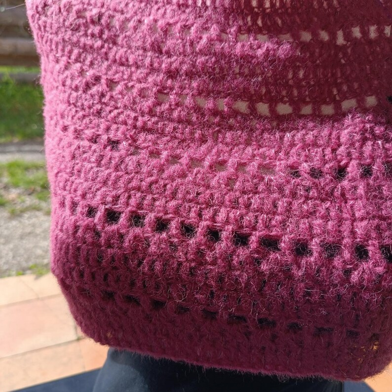 Warm and soft crochet shoulder warmer image 3