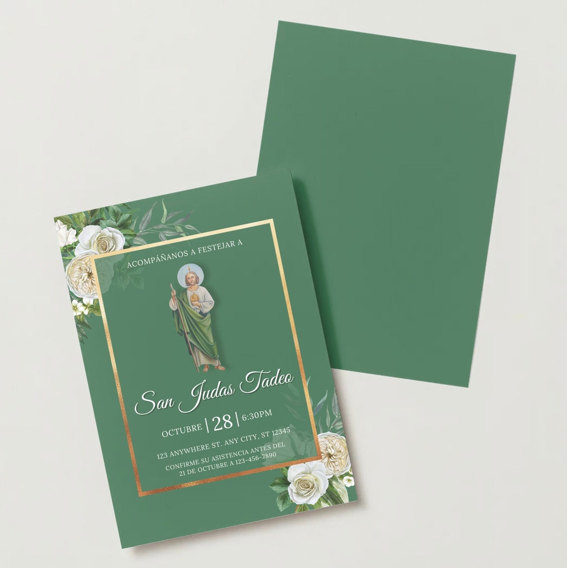 Editable San Judas Invitation, San Judas Invitacion, San Judas Rosario