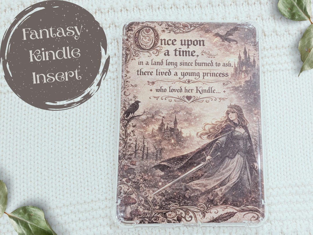 Fantasy Reader Kindle Insert, Paper Insert for Kindle Paperwhite, E ...