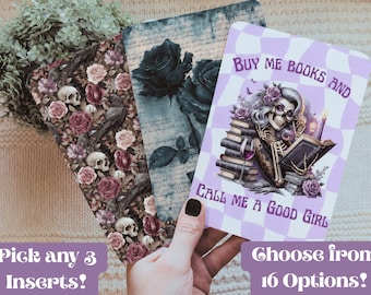 Dark Romance Kindle Inserts (Pick Any 3) | Kindle Insert Bundle | Gothic Kindle Decor | Dark Academia Decoration | Gift for Booktoker