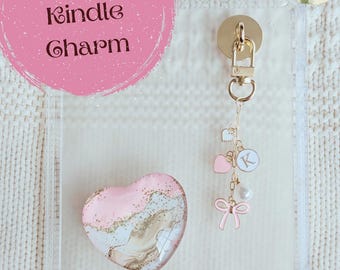 Mini Kindle Charm Keychain, Custom Girly Kindle Charm, Removeable Kindle Charm, Kindle Decorations E-reader Decoration Romance Kindle Girlie