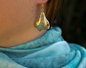 Bronze earrings, handmade earrings, earrings, jewelry, gift for women