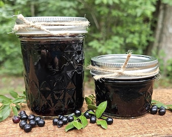 Wild Louisiana Huckleberry Jelly – Small Batch Homemade Jelly – Foraged Southern Fruit